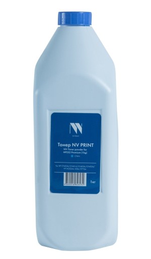 Тонер NVP для HP 252 (1кг) Cyan для CF401A, W2031A/X, W2071A, W2211A/X, W2411A, HP Color LaserJet M252, M274, M277,  150, 178, 179, M255, M282, M283, M182, M183 совместимый Premium