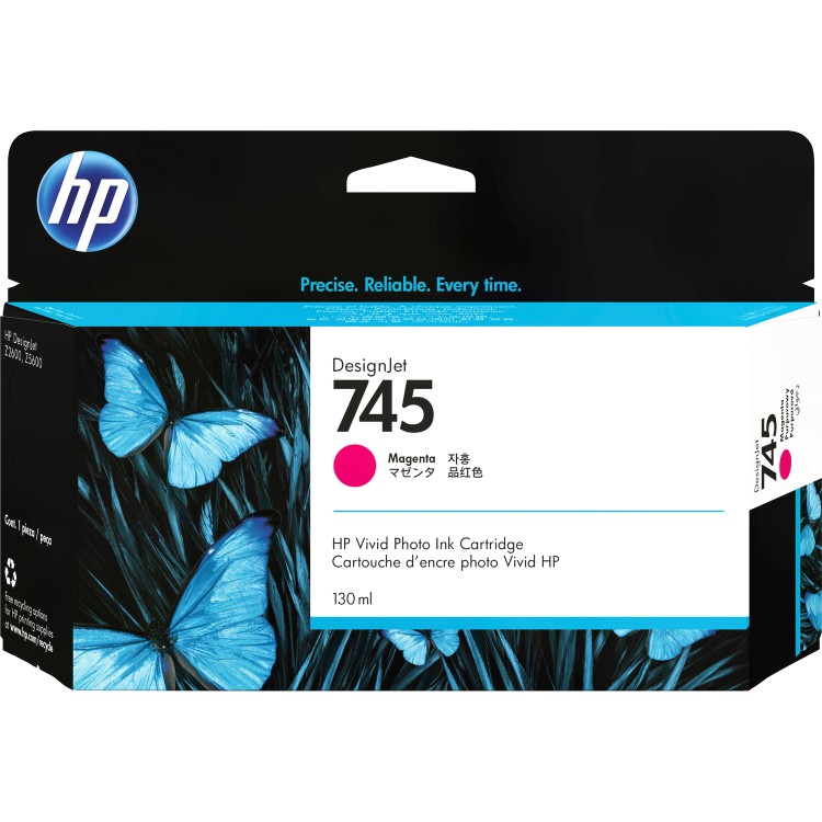 Картридж HP 745 130-ml Magenta Ink Cartridge